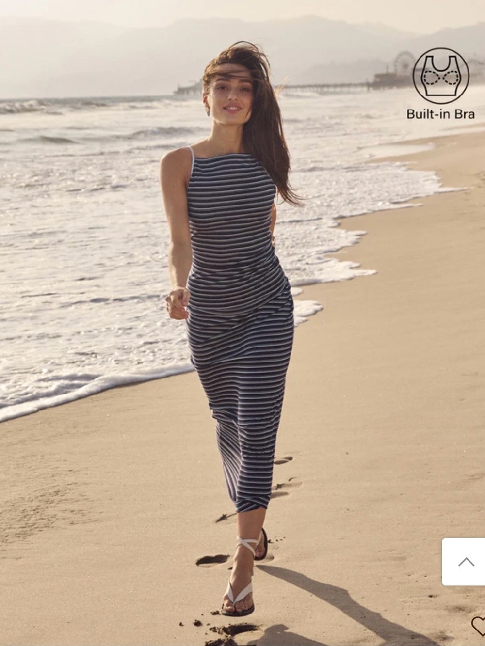 NWT OGL Navy & White Striped Tank and Skirt Set